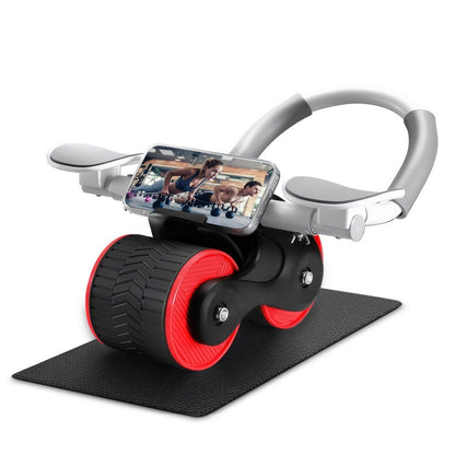 Everfit Ab Roller Automatic Rebound Abdominal Wheel with Knee Pad Home Gym Sport