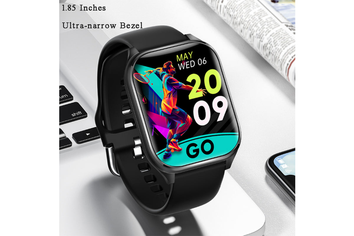 Smartwatch with Calling, Music, Large Screen, Heart Rate, Blood Oxygen, Sleep and Health Monitoring, and Multiple Sports Modes(Purple)