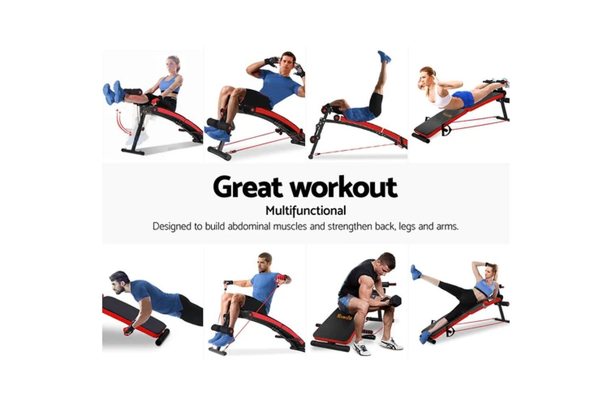 Weight Bench Sit up Bench Press Foldable Home Gym Equipment