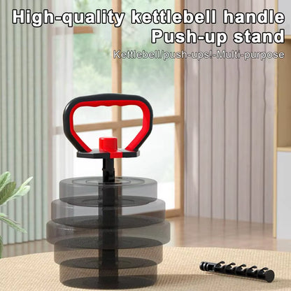 Kettle Bell Handle for Dumbbell Adjustable Heavy Duty Kettlebell Handle Ergonomic Strength Training Kettlebells for Home or Gym