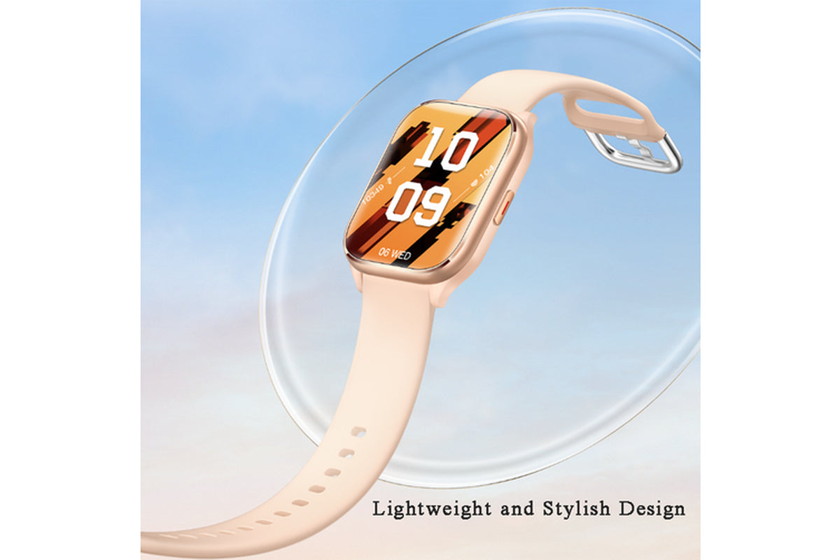 Smartwatch with Calling, Music, Large Screen, Heart Rate, Blood Oxygen, Sleep and Health Monitoring, and Multiple Sports Modes(Purple)