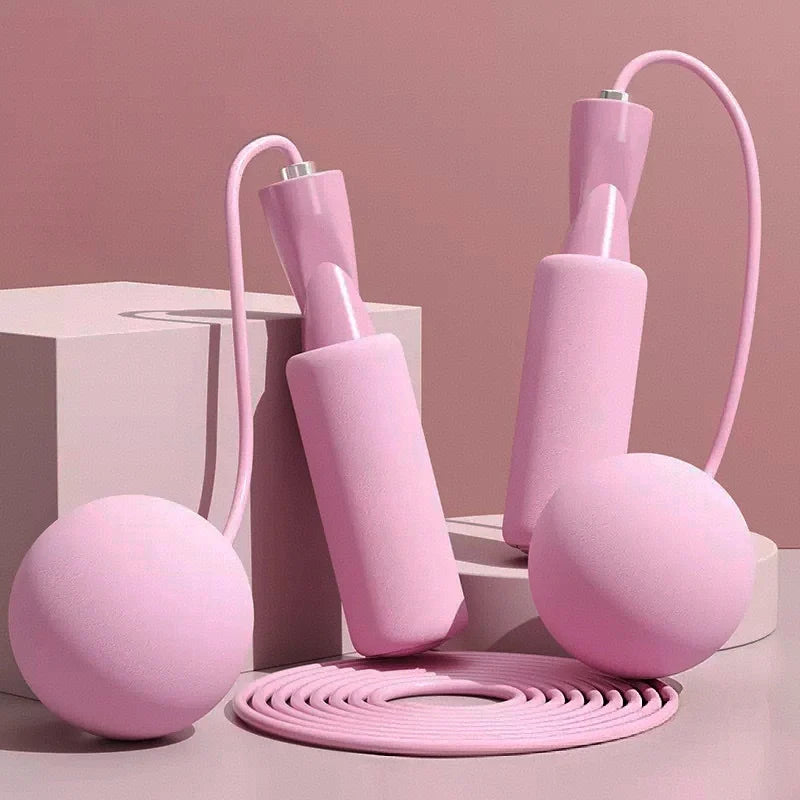 1Pc Heavy Cordless Skipping Rope, Fitness Jump Rope with Big Ball, Suitable for Household Indoor Sports, Fat Burning