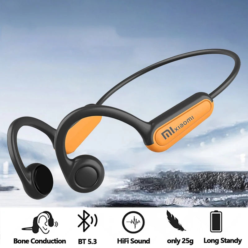 Xiaomi Mijia Bone Conduction Earphones Bluetooth 5.3 Sports Wireless Headphones Ear Hook Waterproof Headset for Running Driving