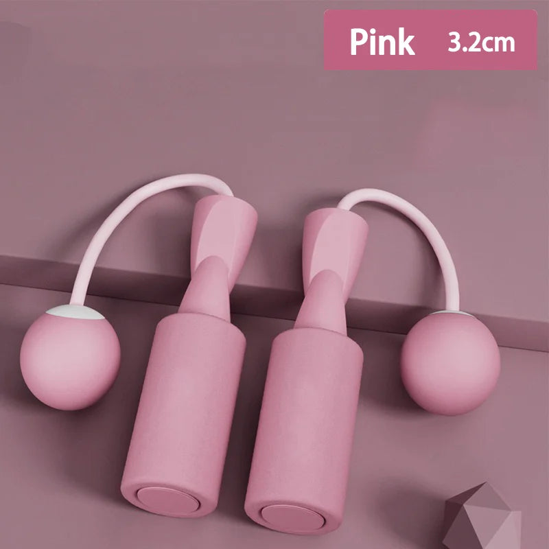 1Pc Heavy Cordless Skipping Rope, Fitness Jump Rope with Big Ball, Suitable for Household Indoor Sports, Fat Burning