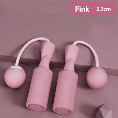 1Pc Heavy Cordless Skipping Rope, Fitness Jump Rope with Big Ball, Suitable for Household Indoor Sports, Fat Burning