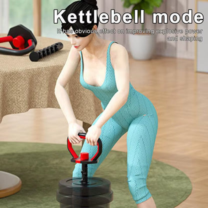 Kettle Bell Handle for Dumbbell Adjustable Heavy Duty Kettlebell Handle Ergonomic Strength Training Kettlebells for Home or Gym